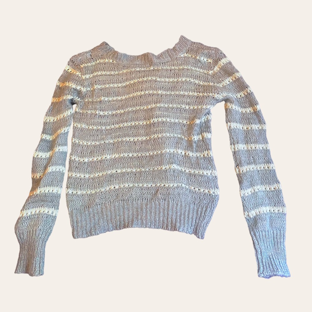 Sheer Unbranded Knit Sweater🪩👒